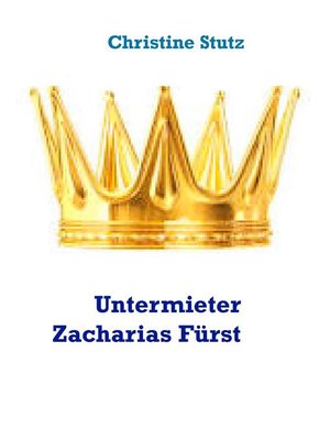 cover image of Untermieter Zacharias Fürst